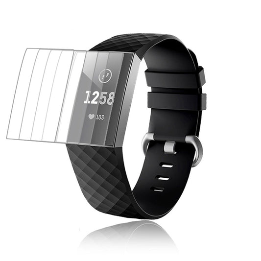 5 PCS  for Fitbit Charge 3 / 4 TPU Soft Explosion-proof Screen Film, For Fitbit Charge 3