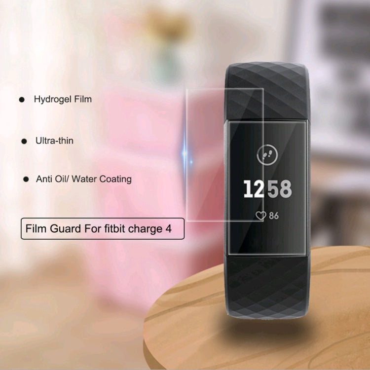 5 PCS  for Fitbit Charge 3 / 4 TPU Soft Explosion-proof Screen Film, For Fitbit Charge 3
