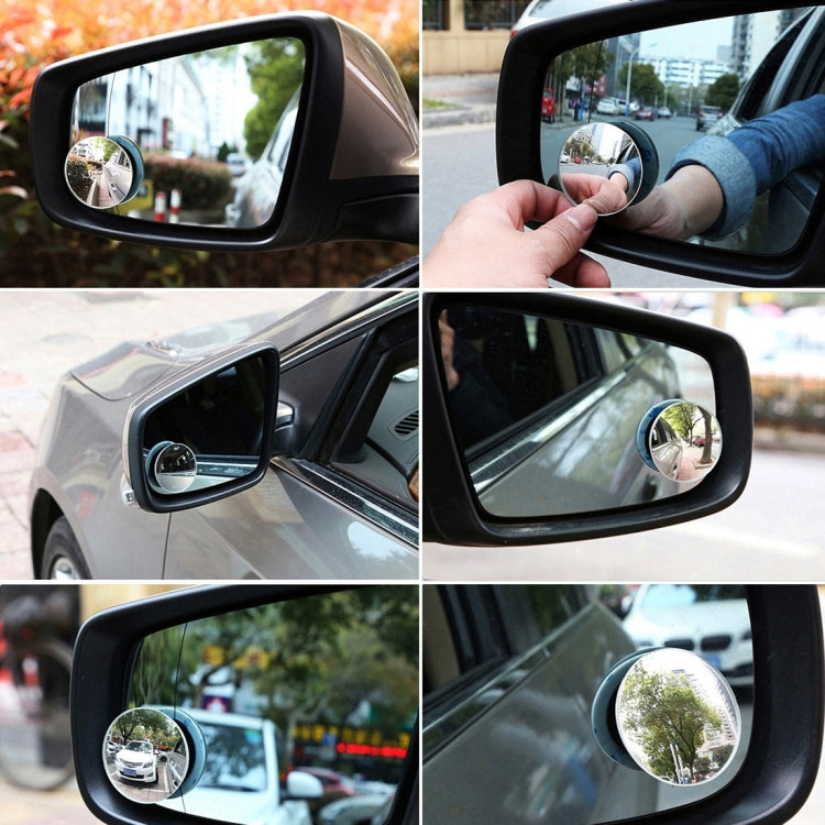Car Blind Spot Rear View Wide Angle Mirror, Diameter: 5.3cm, 5.3cm Rear View Wide Angle Mirror