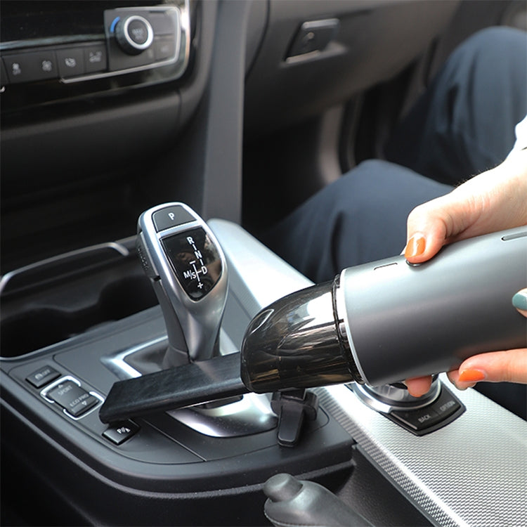 Car / Household Wireless Portable 90W Handheld Powerful Vacuum Cleaner, Navy Blue, White