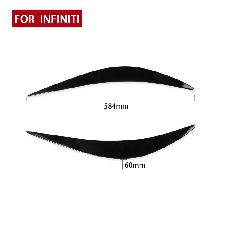 Car ABS Light Eyebrow For Infiniti Q50 2014-2019, For Infiniti Q50 2014-2019