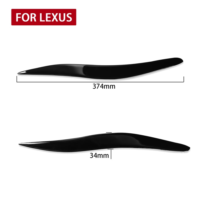 Car ABS Light Eyebrow For Lexus IS250/300 2006-2012, For Lexus IS250/300 2006-2012