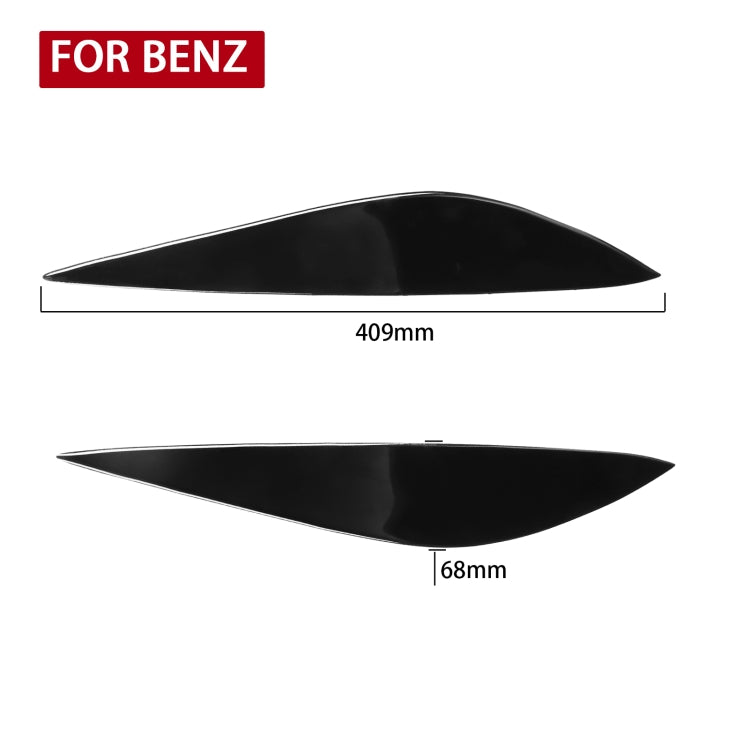 Car ABS Light Eyebrow For Mercedes-Benz C-class W204/C180/C200/C260/C300/C350 2008-2011, For Mercedes-Benz C-class W204/C180/C200/C260/C300/C350 2008-2011