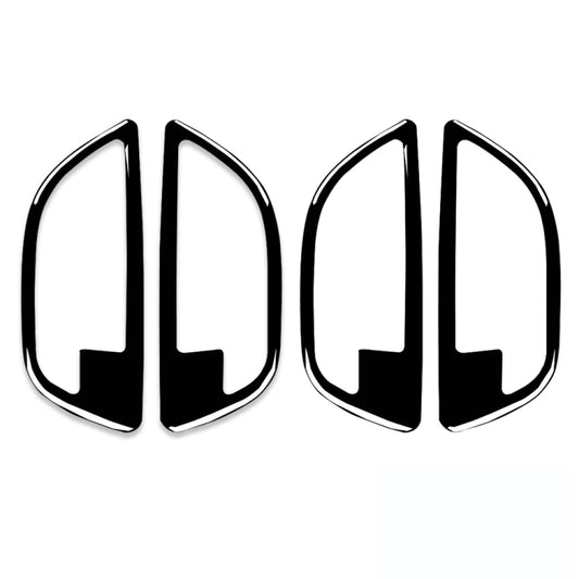4 pegatinas decorativas para el marco de la manija de la puerta del coche, universales, para BMW Serie 5 F10 2011-2017.