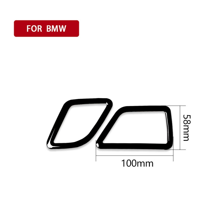 Adhesivo decorativo para salida de aire de instrumentos de coche BMW Serie 5 F10 2011-2017, volante a la izquierda, salida de instrumentos, volante a la izquierda