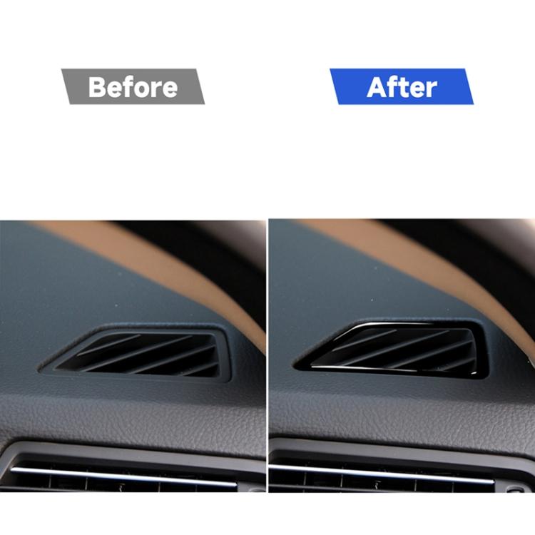 Adhesivo decorativo para salida de aire de instrumentos de coche BMW Serie 5 F10 2011-2017, volante a la izquierda, salida de instrumentos, volante a la izquierda