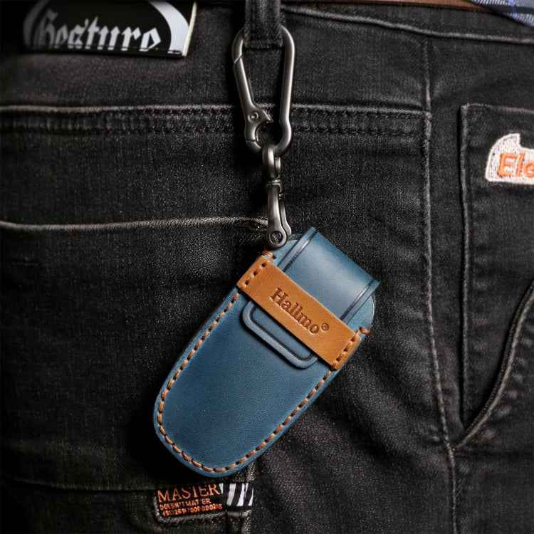 For Cadillac 5-button C091 Car Key Leather Protective Case, C091