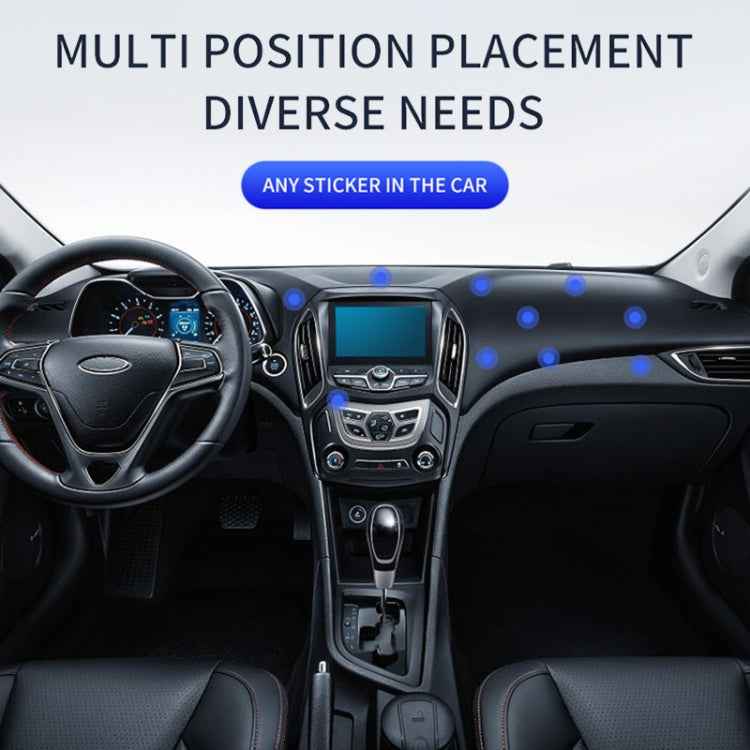 F19 Car Magnetic Phone Holder 360 Degree Rotating Metal Phone Navigation Holder