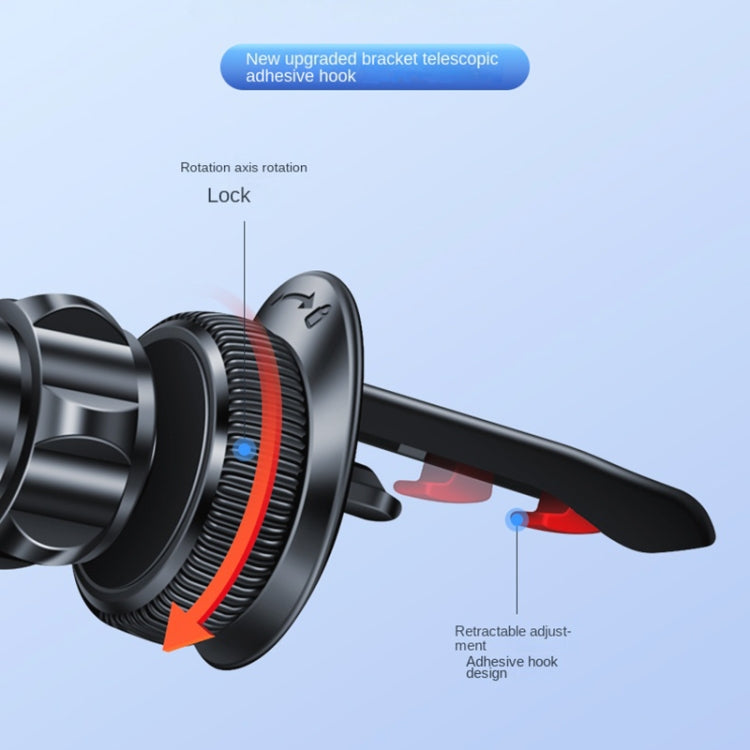 F73 MagSafe Magnetic Suction 360 Degree Rotating Car Phone Holder, F73