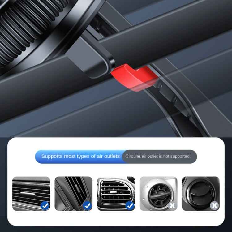 F73 MagSafe Magnetic Suction 360 Degree Rotating Car Phone Holder