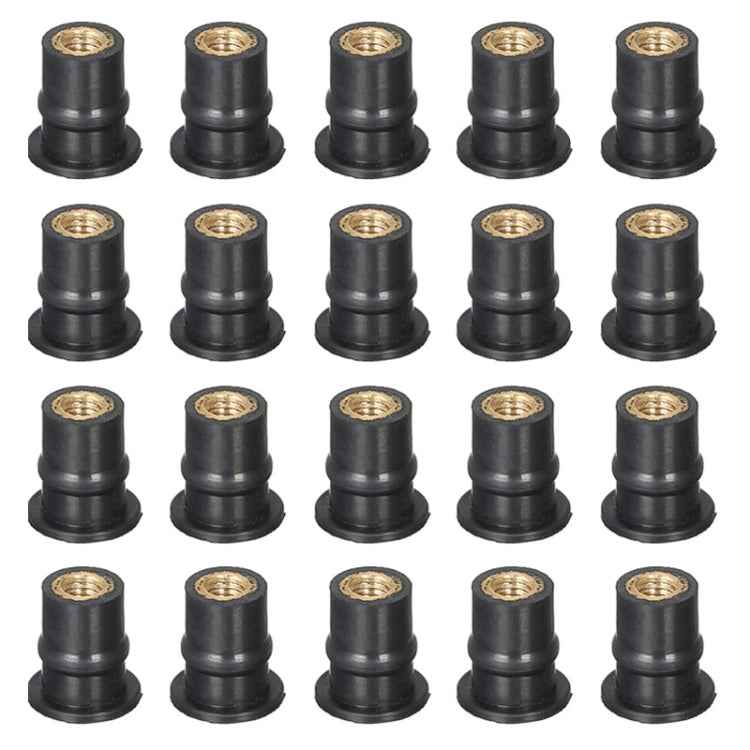 20pcs / 1 Set M5 Universal Motorcycle Windshield Brass Nuts
