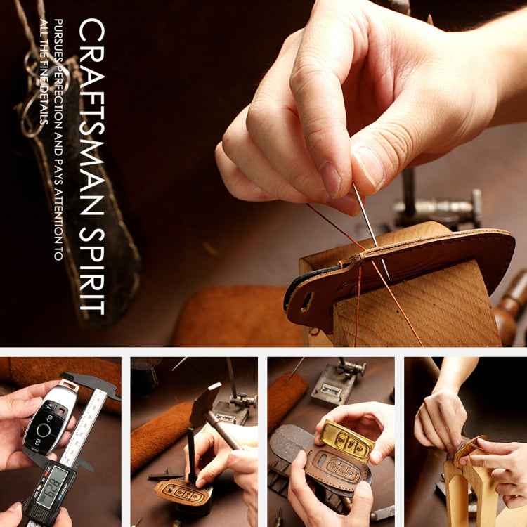 For Lexus 3-button Hallmo Car Cowhide Leather Key Protective Cover Key Case, C130