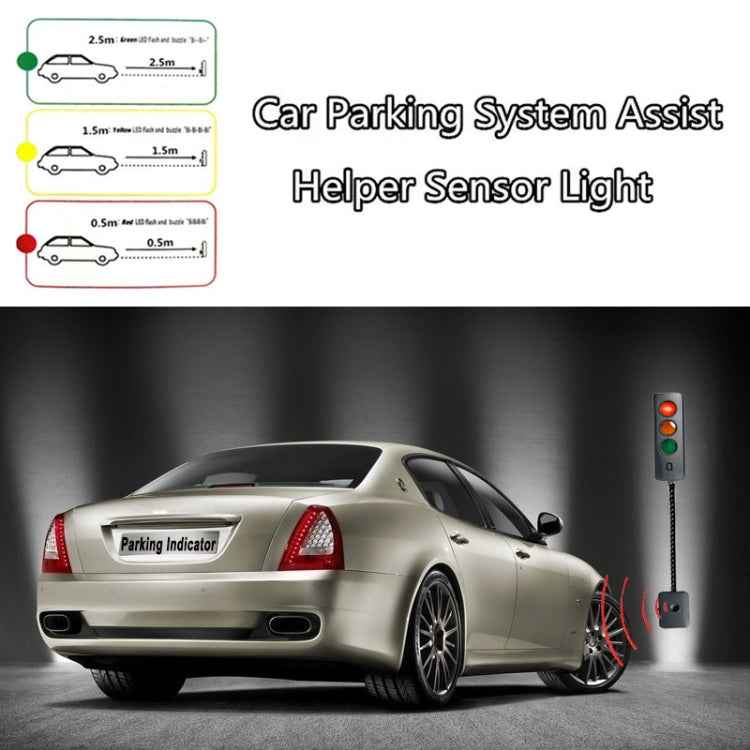 Car LED Traffic Light Anti-collision Smart Parking Device