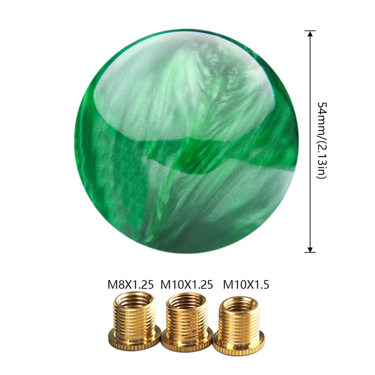 Car Modified Marble Star Gear Head Shifter Cover with Adapter, Green, Light Green, Light Blue, Purple, Pink