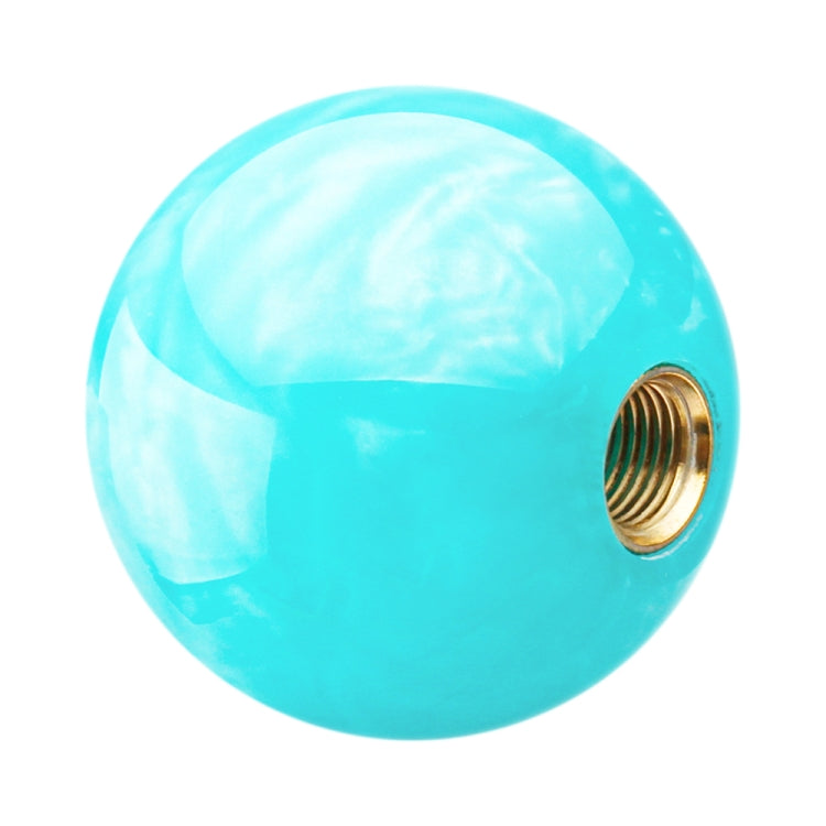 Car Modified Marble Star Gear Head Shifter Cover with Adapter, Light Blue, Purple, Pink, Green, Light Green