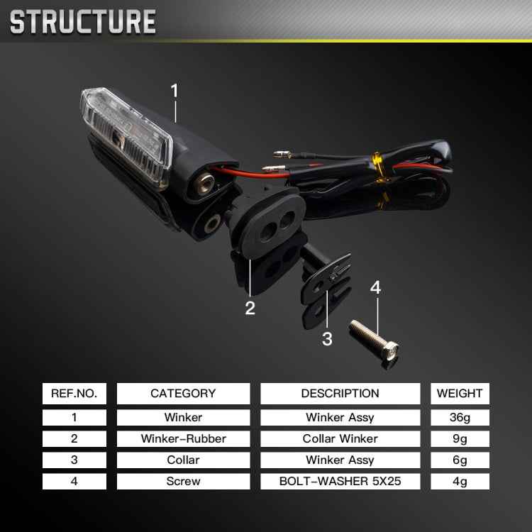 2pcs For Honda RS150 XRE300 CRF300 X-ADV Motorcycles LED Turn Signal Light