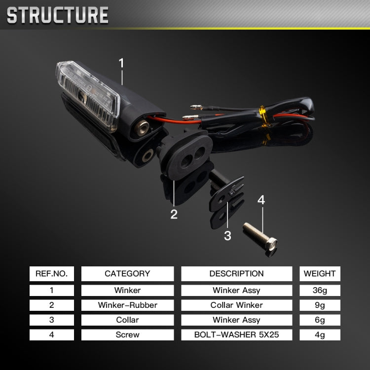 2pcs For Honda RS150 XRE300 CRF300 X-ADV Motorcycles LED Turn Signal Light, For Honda RS150