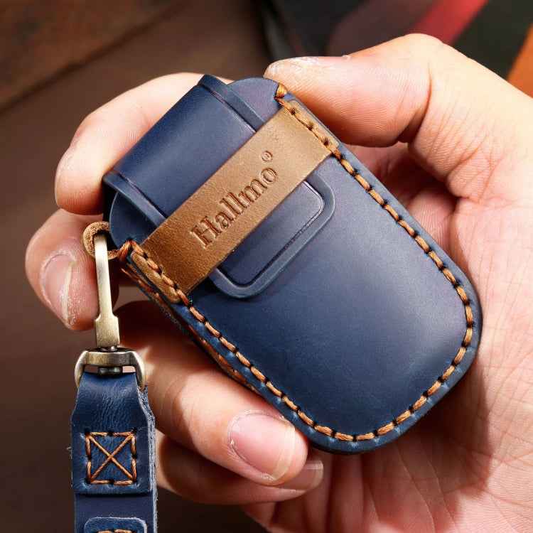 For Kia Sportage R / K5 / K4 / K2 / KX3 Hallmo B Style Car Cowhide Leather Key Protective Cover Key Case