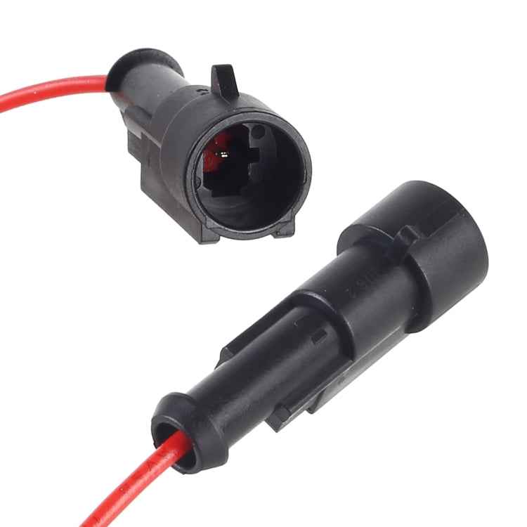 10pcs 1P Car Waterproof Plug Car Connector Plug-In, Length：10cm, 1P