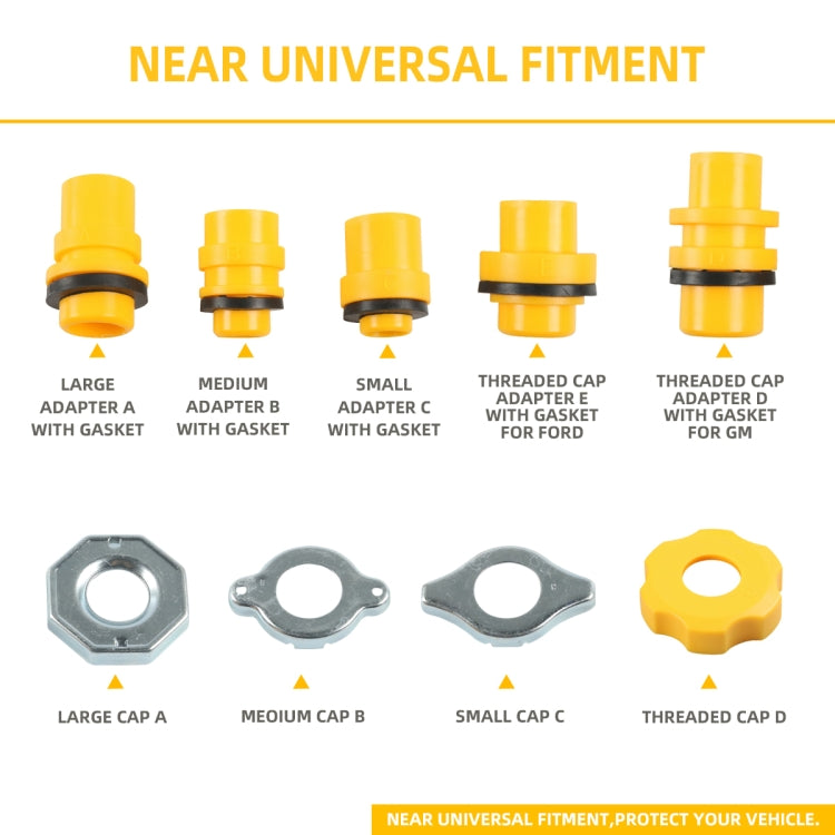 A8956 15 in 1 Car / Yacht Coolant Filling Funnel Kit