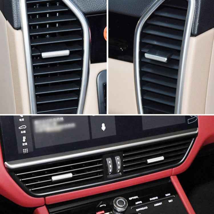 For Porsche Cayenne 2017-2021 Left Driving Car Air Conditioner Vent Paddle Strip 9Y0820952GOB
