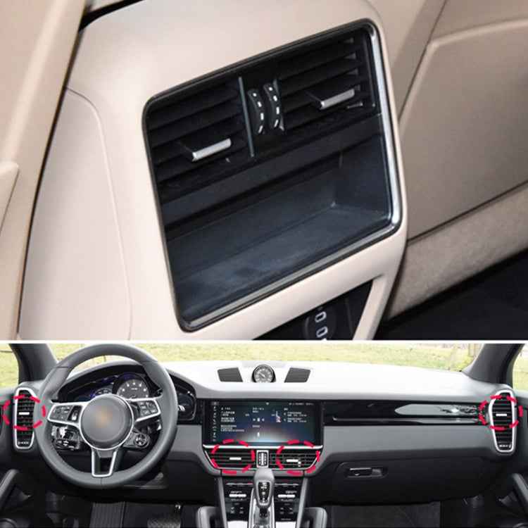 For Porsche Cayenne 2017-2021 Left Driving Car Air Conditioner Vent Paddle Strip 9Y0820952GOB