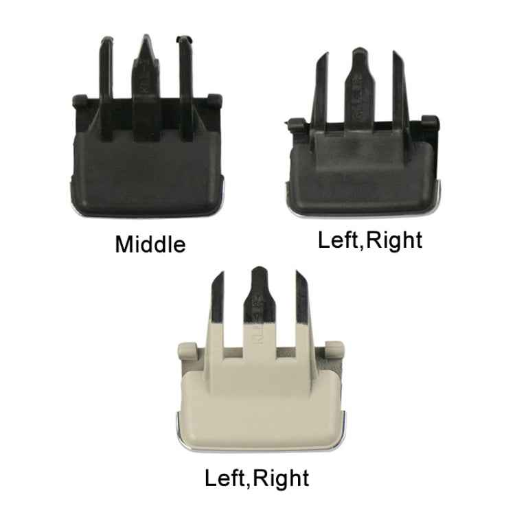 For Toyota Corolla Left-hand Drive Car Left and Right Air Conditioning Air Outlet Paddle, For Toyota Corolla (Black), For Toyota Corolla (Beige)