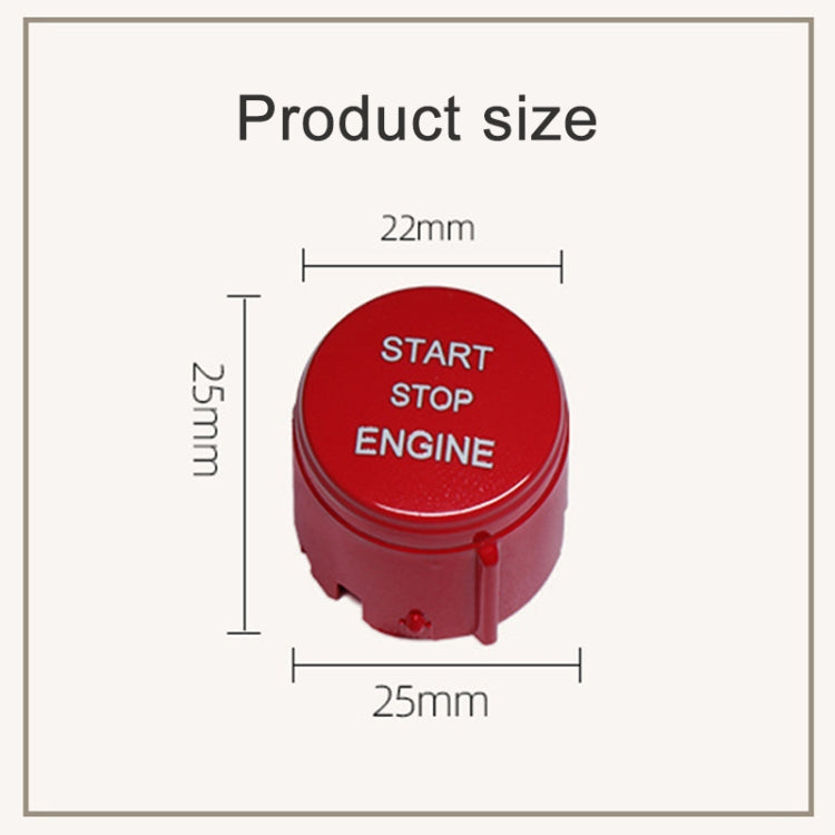 One-key Start Engine Stop Switch Button for Land Rover Freelander 2, Left Driving, For Land Rover Freelander 2