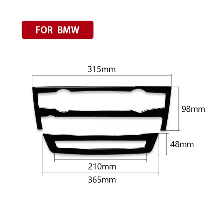 Car Air Conditioner Decorative Sticker Set for BMW E70 X5 2008-2013 / E71 X6 2009-2014, Left and Right Drive Universal, Air Conditioner