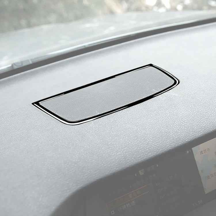 Car Dashboard Horn Frame Decorative Sticker for BMW X5 E70 / X6 E71 2008-2013, Left and Right Drive Universal
