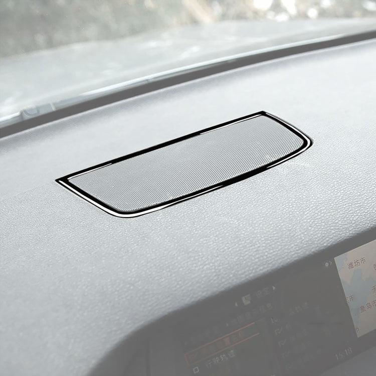 Car Dashboard Horn Frame Decorative Sticker for BMW X5 E70 / X6 E71 2008-2013, Left and Right Drive Universal, Dashboard Horn Frame