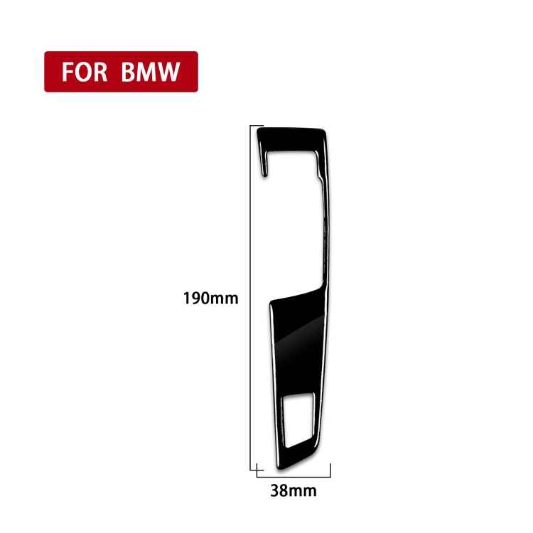 Car Left Drive Gear Panel Single Key Decorative Sticker for BMW Series 5 F10 2011-2017