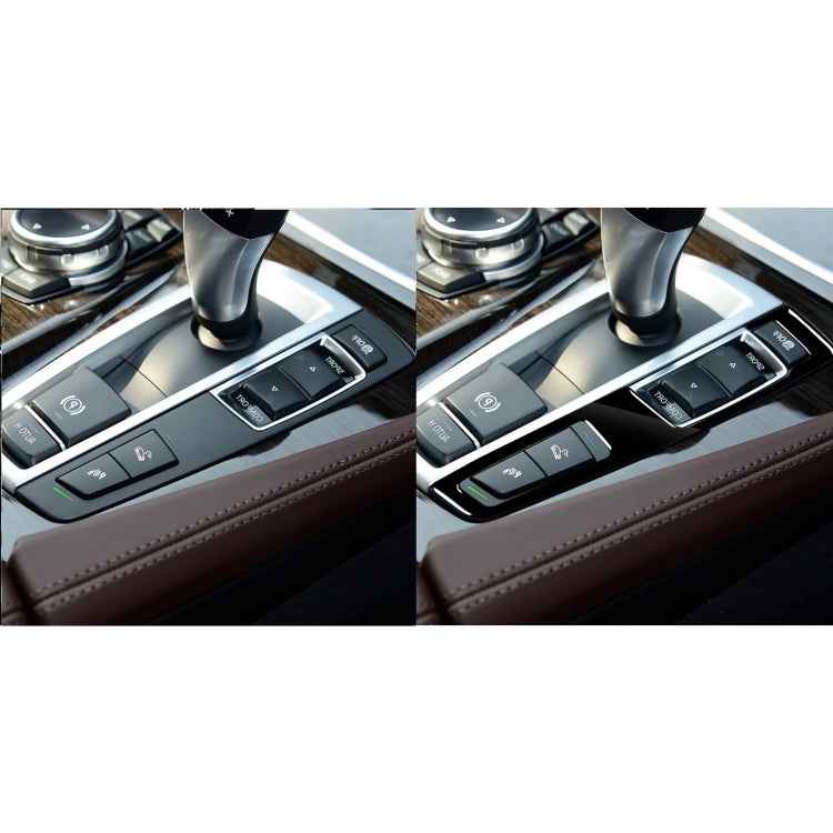 Car Right Drive Gear Panel Double Key Decorative Sticker for BMW Series 5 F10 2011-2017
