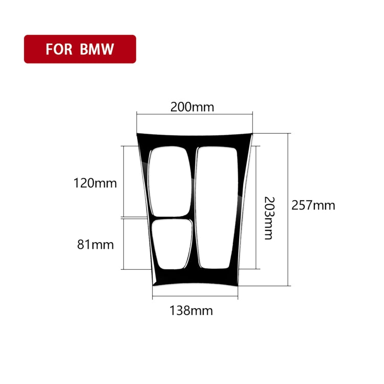Car Right Drive Gear Panel US Version Decorative Sticker for BMW X5 E70 2008-2013 / X6 E71 2009-2014, For X5 E70 / X6 E71 Ver, Right Drive