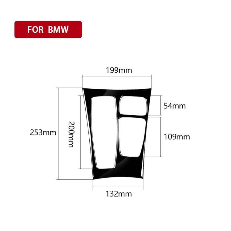 Car Left Drive Gear Panel Decorative Sticker for BMW X5 E70 2008-2013 / X6 E71 2009-2014