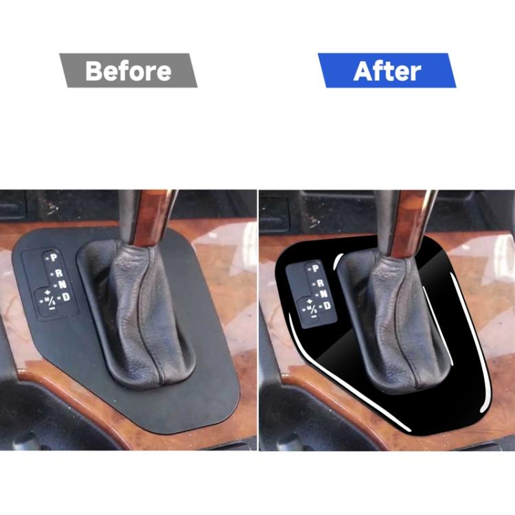 Car Left Drive Gear Panel Decorative Sticker for BMW Series 5 E39 1995-2003, For Series 5 E39 1995-2003, Left Drive