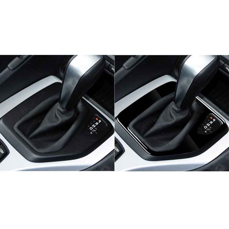Car Right Drive Gear Panel Decorative Sticker for BMW X1 E84 2011-2015