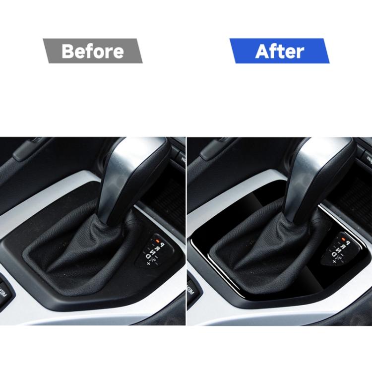 Car Right Drive Gear Panel Decorative Sticker for BMW X1 E84 2011-2015, For X1 E84 2011-2015, Left Drive
