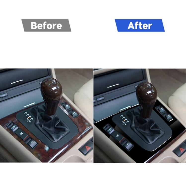 Car Left Drive Central Control Panel Decorative Sticker for BMW Series 3 E46 1998-2005, For Series 3 E46 1998-2005 Central Control, Left Drive