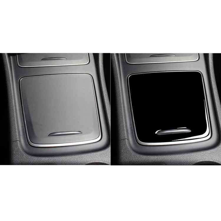 Car Central Storage Box Cover Decorative Sticker For Mercedes-Benz A-class 2013-2018 / CLA 2013-2017 / GLA 2015-2018, Left and Right Drive Universal