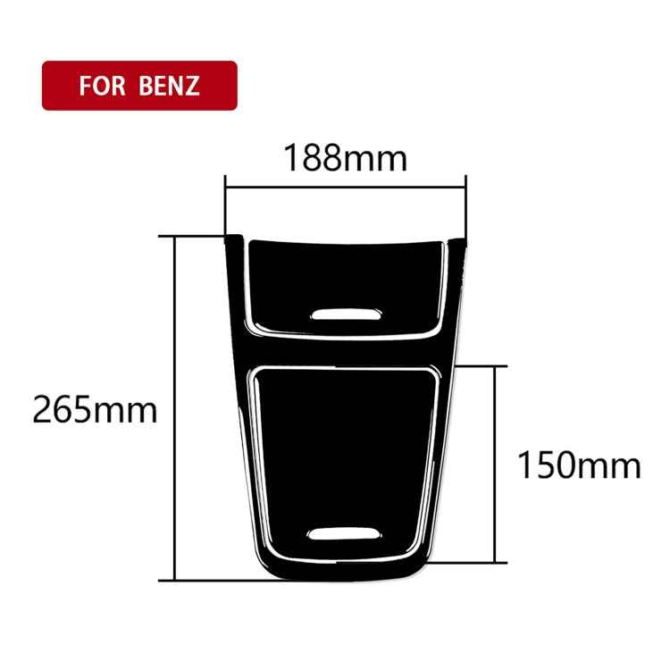 Car Central Control Panel Decorative Sticker For Mercedes-Benz A-class 2013-2018 / CLA 2013-2017 / GLA 2015-2018, Left and Right Drive Universal