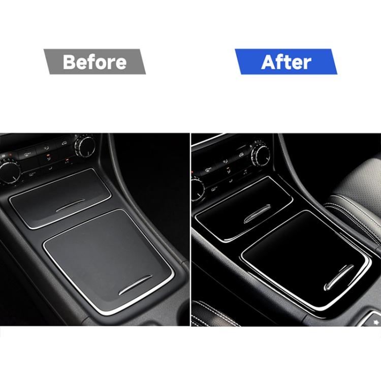 Car Central Control Panel Decorative Sticker For Mercedes-Benz A-class 2013-2018 / CLA 2013-2017 / GLA 2015-2018, Left and Right Drive Universal, For A-class 2013-2018, Central Control Panel Set