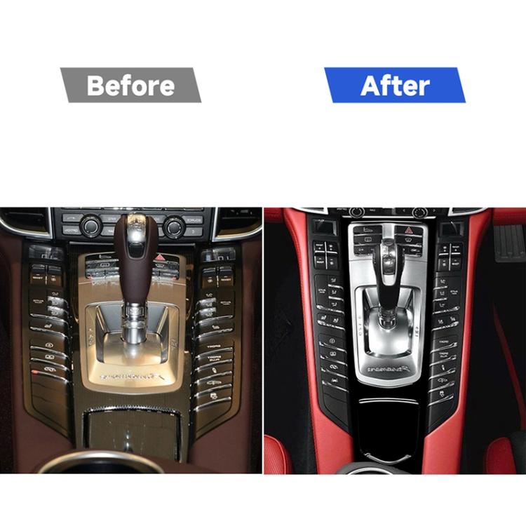 Car Right Drive Central Multimedia Panel Decorative Sticker For Porsche Panamera 2010-2016, For Panamera 2010-2016, Multimedia Panel, Right Drive