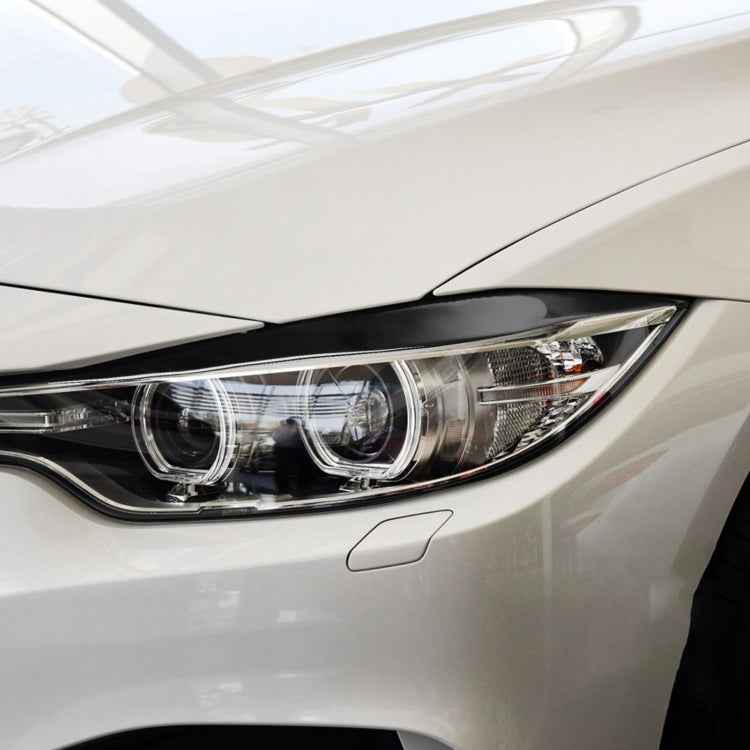 Pair Car Lamp Eyebrow Soft Decorative Sticker for BMW 4 Series F32/F33/F36 2012-2017, M3 F80 & M4 F82/F83 2014-2016