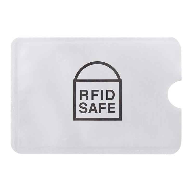 100pcs Aluminum Foil Anti Theft RFID Blocking Sleeve Card Protector, Size: 9.1*6.3cm