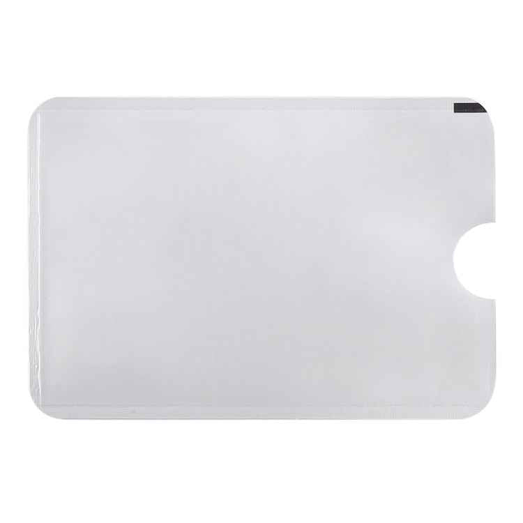 100pcs Aluminum Foil Anti Theft RFID Blocking Sleeve Card Protector, Size: 9.1*6.3cm