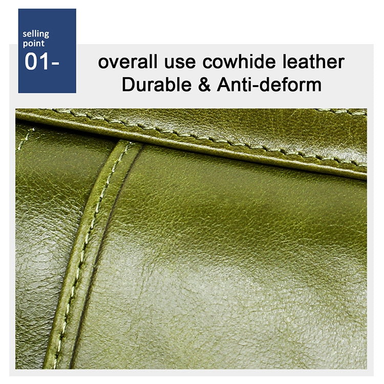 3520 Long Cowhide Leather Folding Anti-magnetic RFID Wallet for Ladies, with Card Slots, 3520 Black, 3520 Coffee, 3520 Green, 3520 Blue, 3520 Red, 3520 Yellowish-brown