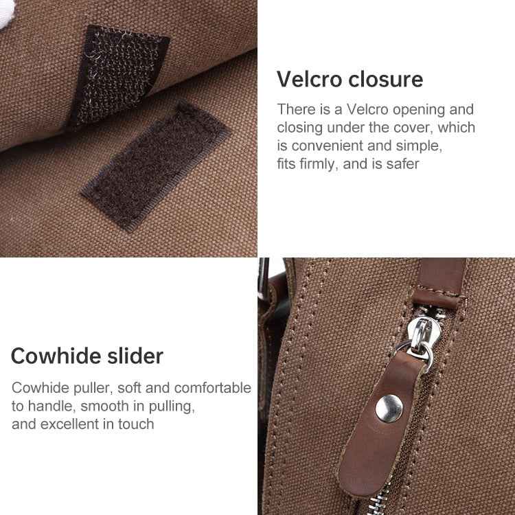 AUGUR 8501 Men Casual Canvas Shoulder Messenger Crossby Bag