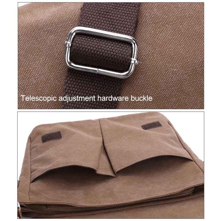 AUGUR 8501 Men Casual Canvas Shoulder Messenger Crossby Bag