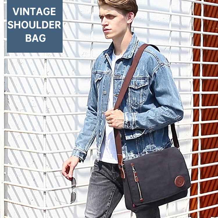 AUGUR 8501 Men Casual Canvas Shoulder Messenger Crossby Bag